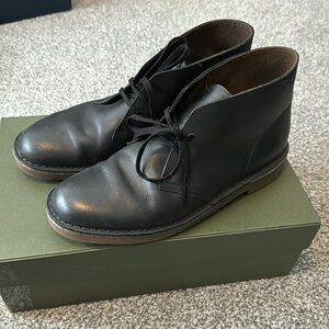 Clarks Dessert Boot Black Size 9
